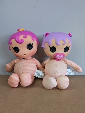 Lalaloopsy Babies, Plush Body Baby Dolls w Vinyl Heads (Flaws) MGA